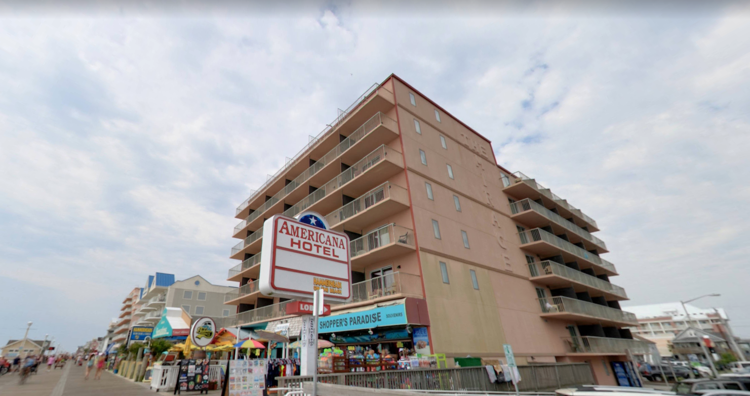 Americana Hotel Boardwalk Ocean City Exterior photo